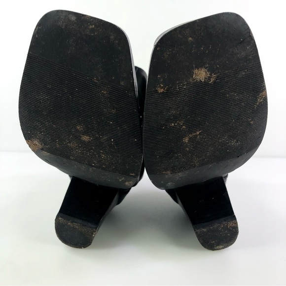 Harley Davidson Womens Black Leather Ankle Boots Size 7 D85024 - Picture 7 of 7